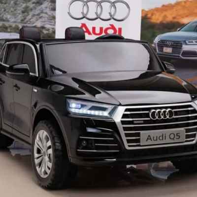 Акумулаторен джип JJ Audi Q5 4X4, двуместен черен металик