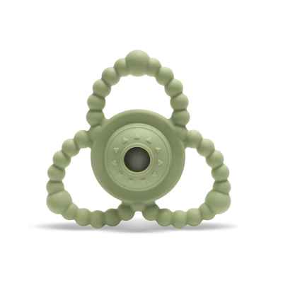 Силиконова гризалка-дрънкалка Lorelli, FRESH GREEN