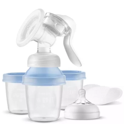 Ръчна помпа за изцежане Philips Avent Natural Motion с чаши VIA