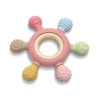 Силиконова гризалка с бук Lorelli РУЛ, DEEP PINK-t7s2T.jpeg