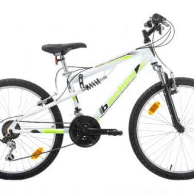 Детски велосипед Bachini Speed FSP 24, бял/ зелен