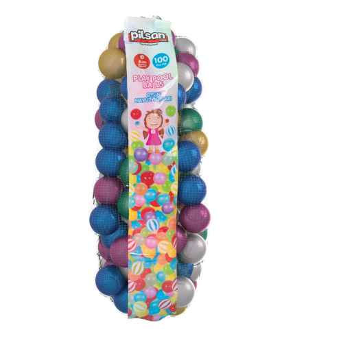 Топки за игра Pilsan Glitter, 6 см 100 бр.