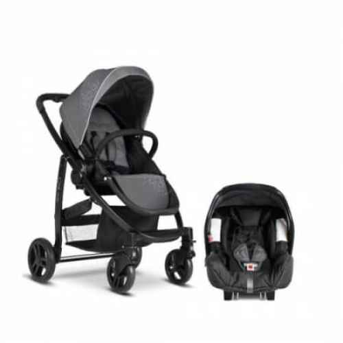 Бебешка комбинирана количка 2в1 Graco Evo Travel System, Charcoal