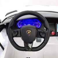 Акумулаторна кола JJ Lamborghini Aventador SVJ 24V, с дрифт функция, двуместна бял металик-tQNFY.jpeg