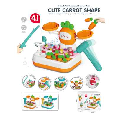 Образователна игра Chipolino, с везна, въдица и чукче