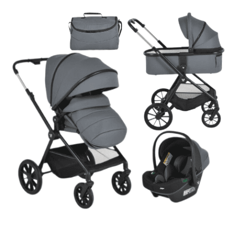 Комбинирана бебешка количка 3в1 Cangaroo Joker, Mineral-Grey
