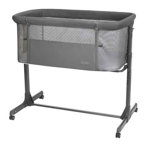 Бебешка мини кошара Kikka Boo Noah 2025, Dark Grey