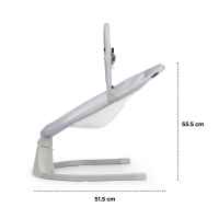 Бебешка eлектрическа люлка/шезлонг KinderKraft, 2 в 1, LULI, Сива-tePfn.jpg