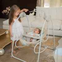 Бебешка люлка и шезлонг Lorelli Tango, PEACH BEIGE STARS-tgY1s.jpeg