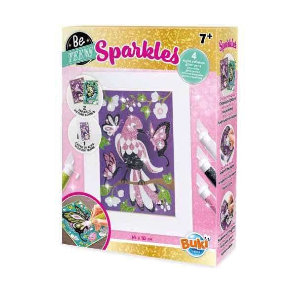 Творчески комплект Buki France, Направи си сам диамантен гоблен, Птица и пеперуда-tiGAK.jpeg