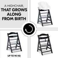 Дървено столче за хранене Hauck Alpha+, black-tx6a9.jpeg