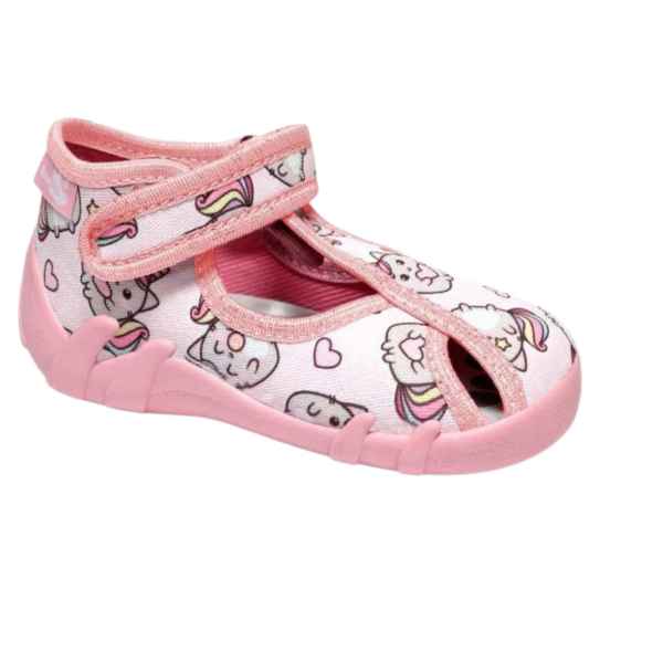 Детски дишащи анатомични пантофи Ren But, Котета розови-txMf2.jpeg