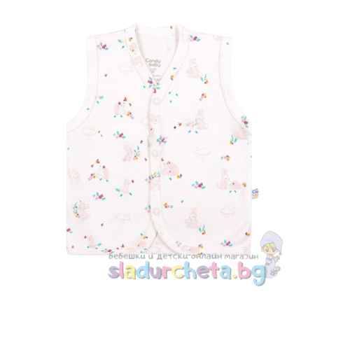 Бебешки елек Candy baby, Зайче и таралеж