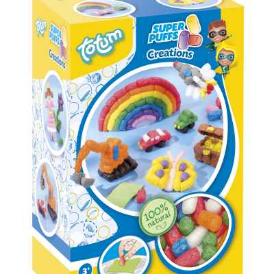 Креативен комплект Totum, Моделирай и твори с разноцветни пуфчета