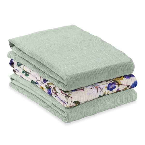Комплект муселинови пелени Hauck Cuddle N Clean 3 бр., Sage/Beige Floral-u9f7m.jpeg