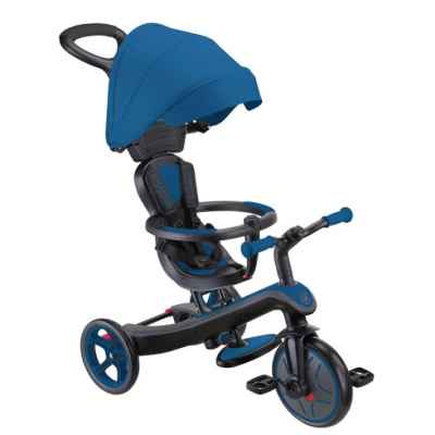 Триколка със сенник 4 в 1 Globber Explorer Trike, кралско синя
