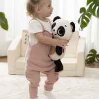 Плюшена панда за гушкане с бял шум и мека светлина Tiny Love, Black&White Decor-uGpeL.jpeg