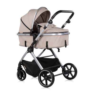 Комбинирана бебешка количка 2в1 Chipolino Pearl, лате