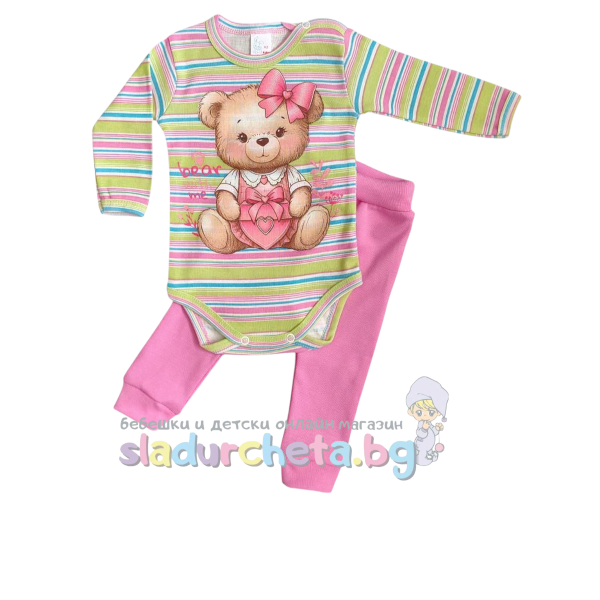 Комплект от 2 части Светли - боди и клин, розов-uTFhe.png