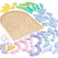 Дървени играчки Fisher Price, пъзел с цветя-uXLYA.jpeg