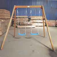 Детска дървена люлка Ginger Home, двойна 225x200x201 см-uXR4X.jpeg