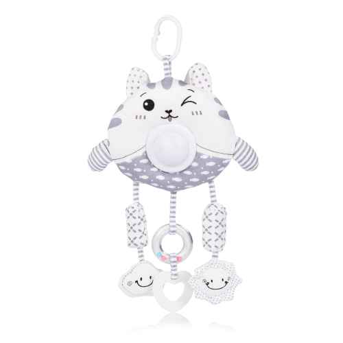 Плюшена играчка Chipolino, за колички и легло, Голямо коте