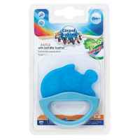 Силиконова дрънкалка с мека чесалка 0м+ Canpol, синя рибка-uapMO.jpg