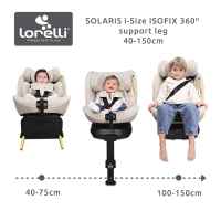 Столче за кола Lorelli Solaris i-Size ISOFIX Support Leg 360, Grey-uaqUG.jpeg