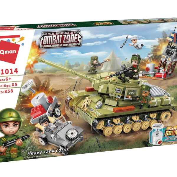 Конструктор Qman Combat Zone, Тежък танков корпус, 858 части-uaxqK.jpeg
