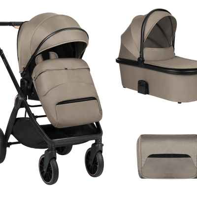 Комбинирана бебешка количка 2в1 Kikka Boo Tiffany, Beige 2024