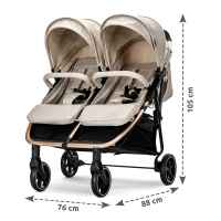 Количка за близнаци Lorelli DUO + чанта, Cool Grey-uj5YR.jpeg