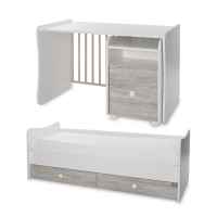 Бебешко легло Lorelli Trend Plus New 3-box, Бяло/ арт-ujDdH.jpeg