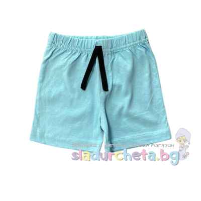 Бебешки къс панталон Сали, светлосин