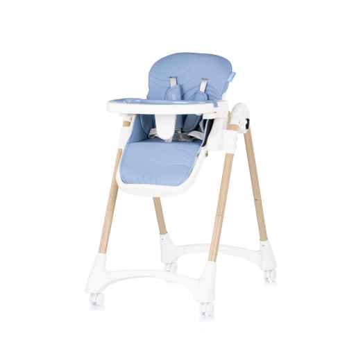 Столче за хранене Chipolino Candy shop, небесно син