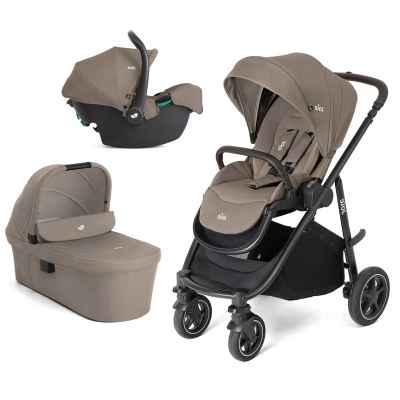 Бебешка комбинирана количка 3 в 1 Joie versatrax™ trio, Cashew