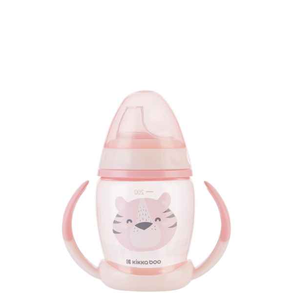 Чаша със силиконов накрайник Kikka Boo Happy face, Pink 200мл-uxbwM.jpg