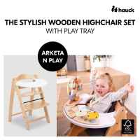 Дървено столче за хранене Hauck Arketa Beech, с Play Tray основа за играчки-v0Y1r.jpeg