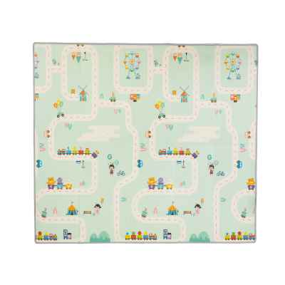 Детско килимче за игра Chipolino Лунапарк, 142×142 см