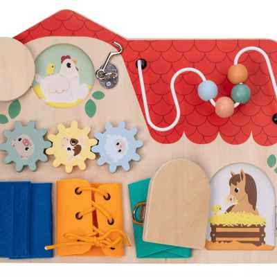 Дървена активна дъска с ключалки Freeon Free2Play