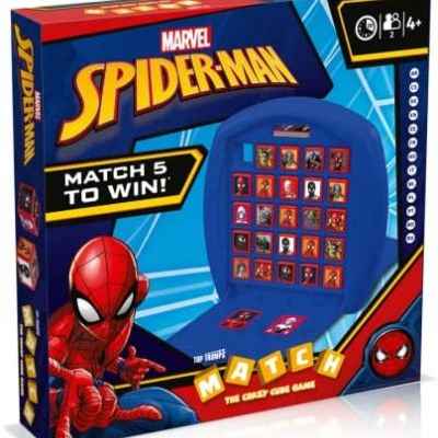 Настолна игра Winning Moves, Top Trumps Match, Спайдърмен