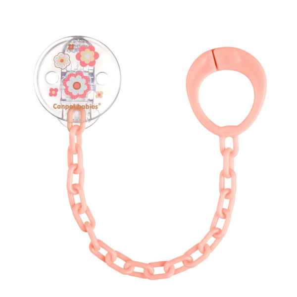 Клипс за залъгалка със синджир Canpol Newborn Baby, розов-vKgqJ.jpg