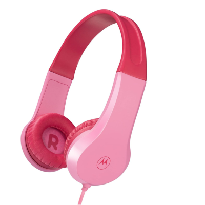 Детски слушалки с кабел Motorola Moto JR200, Pink