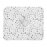Одеяло с играчка Lorelli Nappy 90х75 см, Бяло със сиво слонче-vRoKK.jpeg
