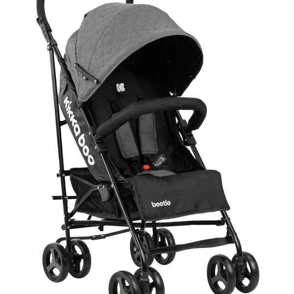 Лятна бебешка количка Kikka Boo Beetle, Grey 2023-vU3x4.jpg