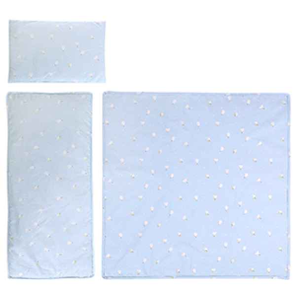 Сет за бебешка количка Lorelli, летен Ранфорс, Синьо влакче-vY11w.jpeg