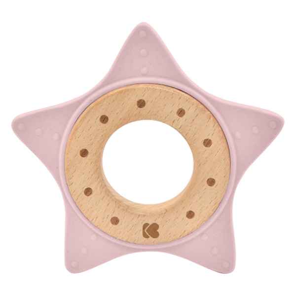 Чесалка дърво-силикон Kikka Boo Star, Pink-vYxoJ.jpg