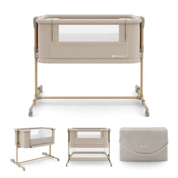 Бебешка кошара KinderKraft Nestee grow 2, Beige-vat5r.jpeg