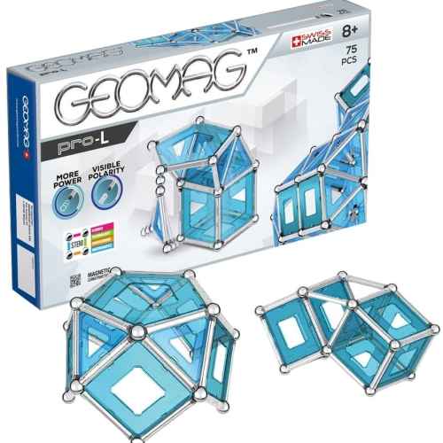 Магнитен конструктор Geomag, Pro-L Panels, 75 части