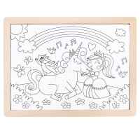 Дървен пъзел Hape, Еднорог и приятели, 24 части-vrVtY.jpeg