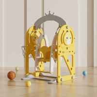 Детска люлка с баскетболен кош и интерактивни елементи Feelkids, жълта-vvS7K.jpeg